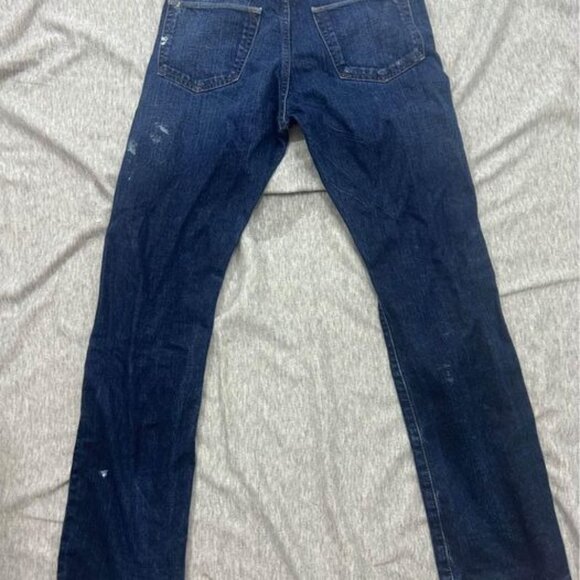 Eddie Bauer Jeans 32x34 speciality dyed boot cut denim work cowboy dark blue - Picture 7 of 10